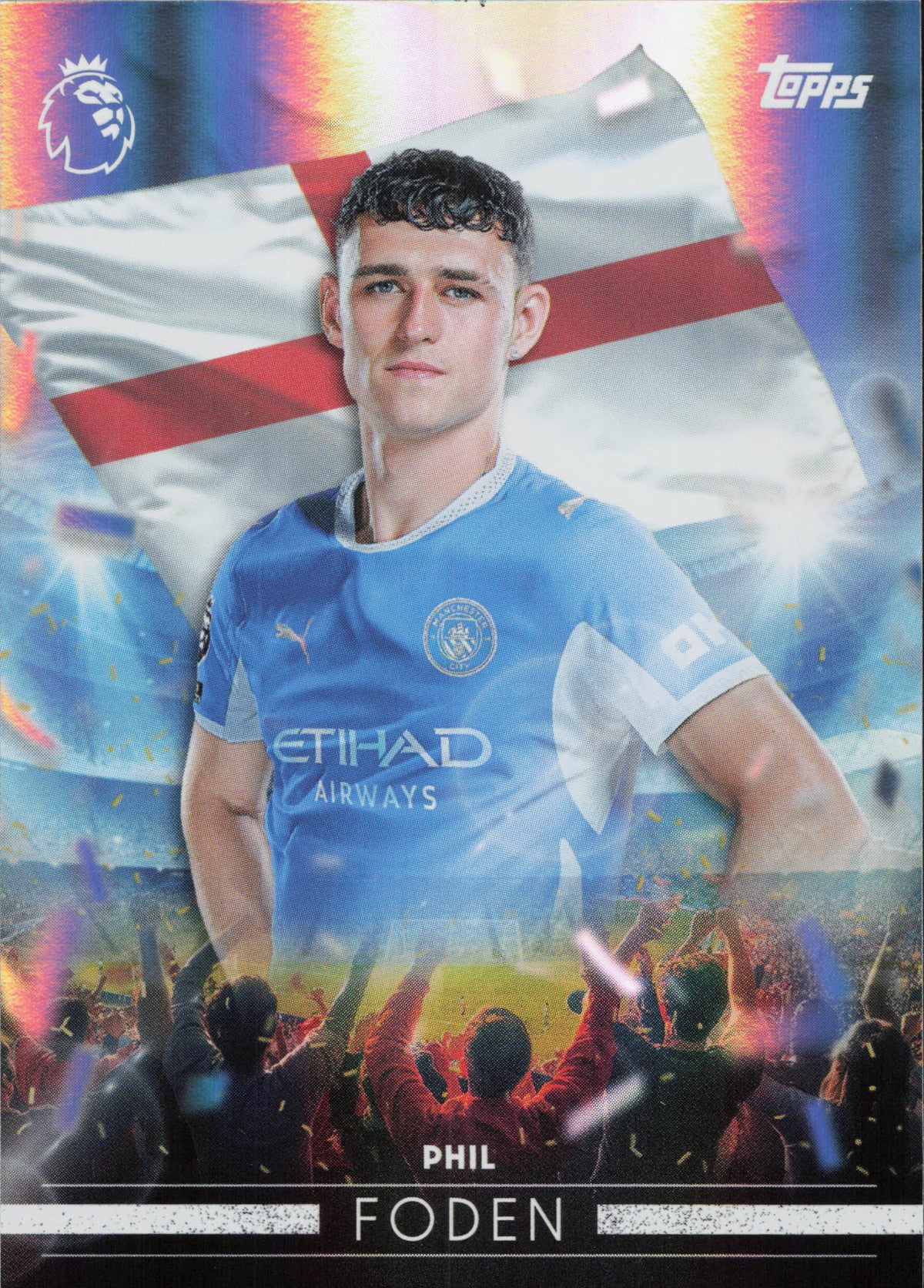 Phil Foden Carry The Flag Topps Flagship EPL