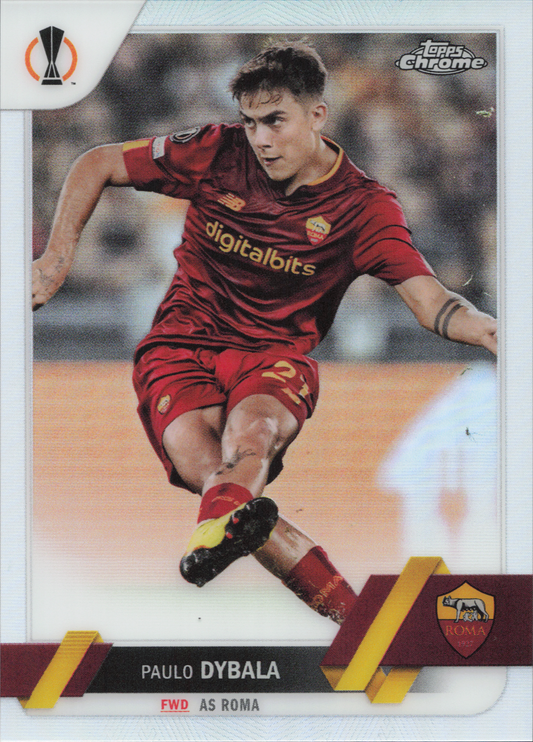 Paulo Dybala Refractor Topps Chrome