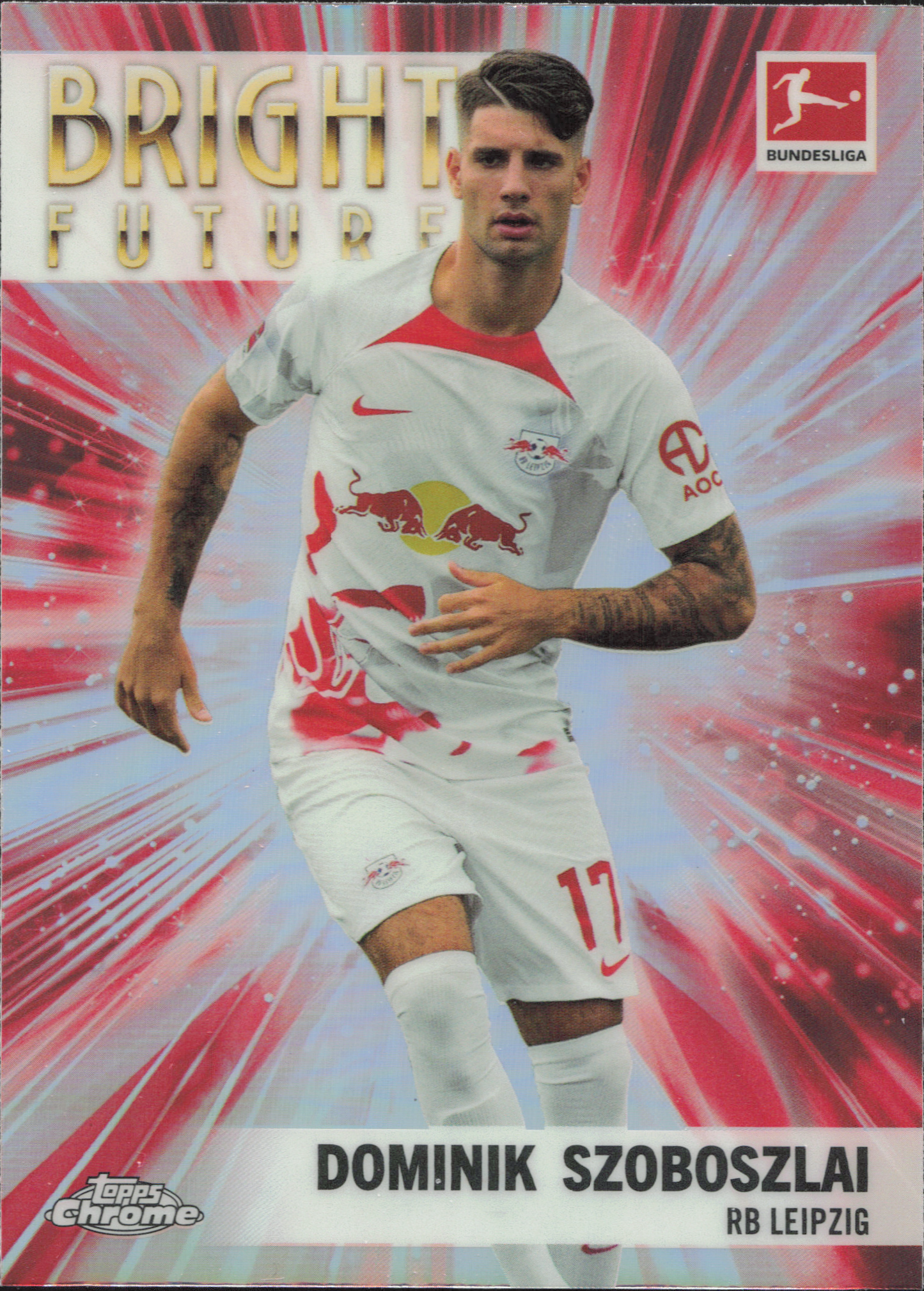 Dominik Szoboszlai Bright Future Topps Chrome Bundesliga