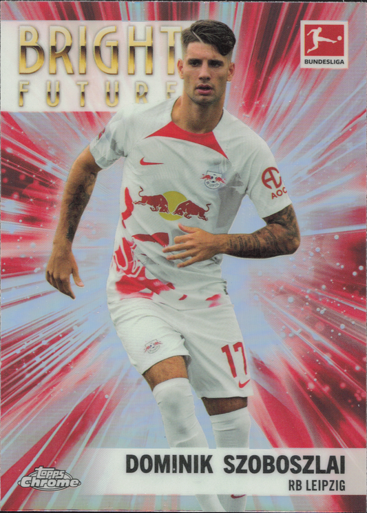 Dominik Szoboszlai Bright Future Topps Chrome Bundesliga