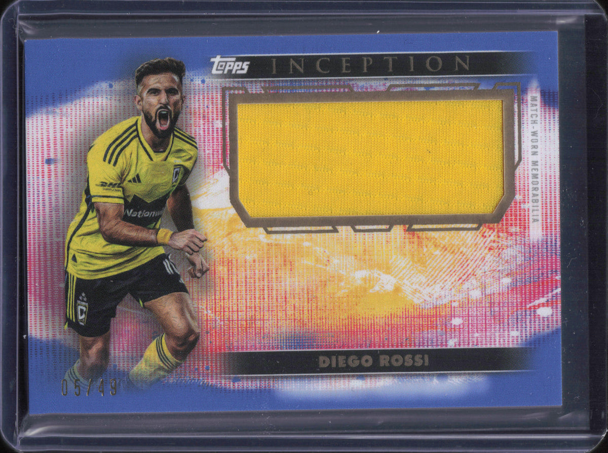 Diego Rossi Match-Worn Patch Numbered /49 Topps Inception MLS