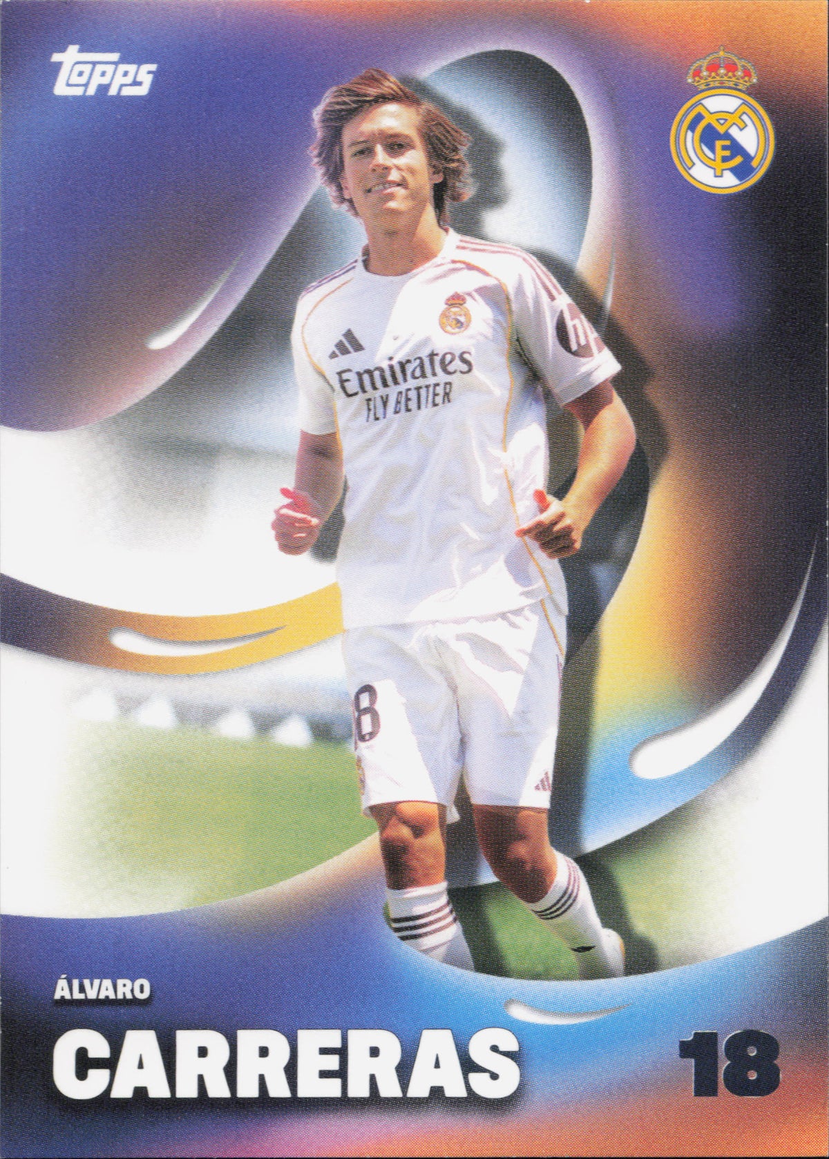 Alvaro Carreras Topps Los Blancos Real Madrid