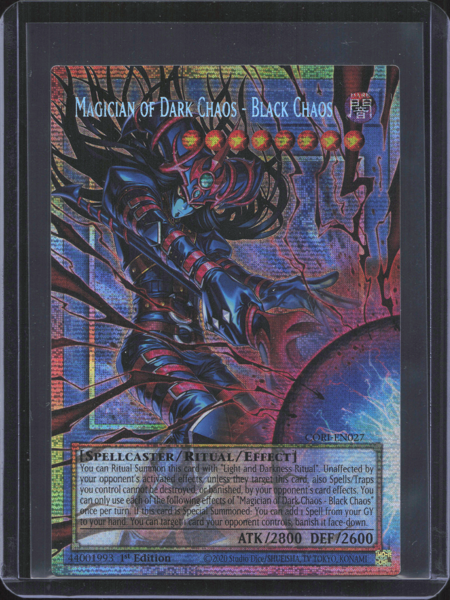 Magician of Dark Chaos - Black Chaos (V.3 - Starlight Rare)