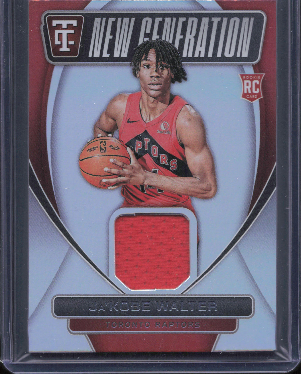 Ja'Kobe Walter Rookie Patch Panini Totally Certified