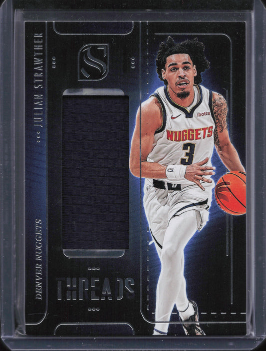 Julian Strawther Game-Worn Patch Panini Silhouette