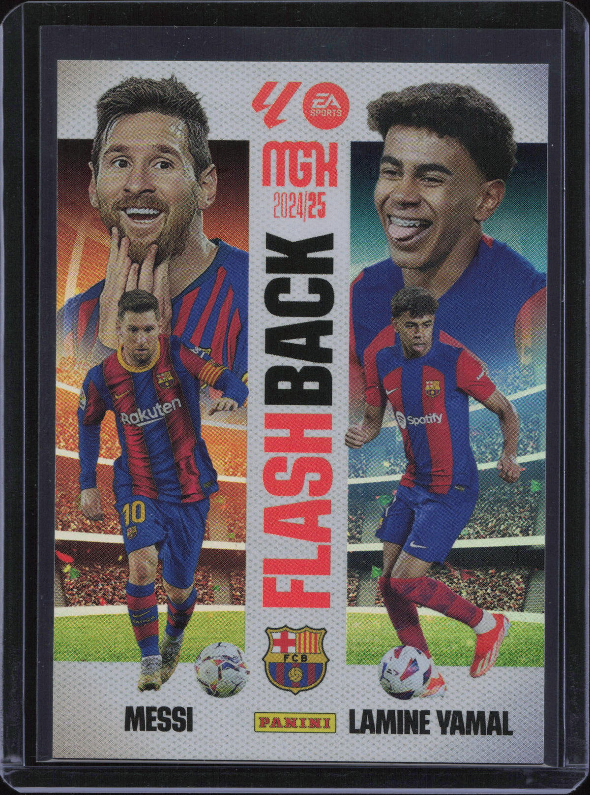 Lionel Messi / Lamine Yamal Flashback Panini MGK La Liga
