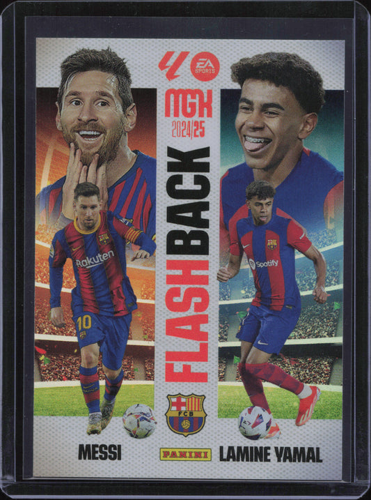 Lionel Messi / Lamine Yamal Flashback Panini MGK La Liga