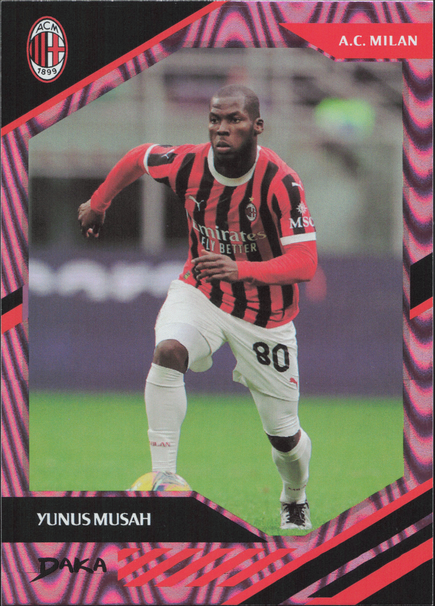 Yunus Musah Numbered /75 Daka AC Milan