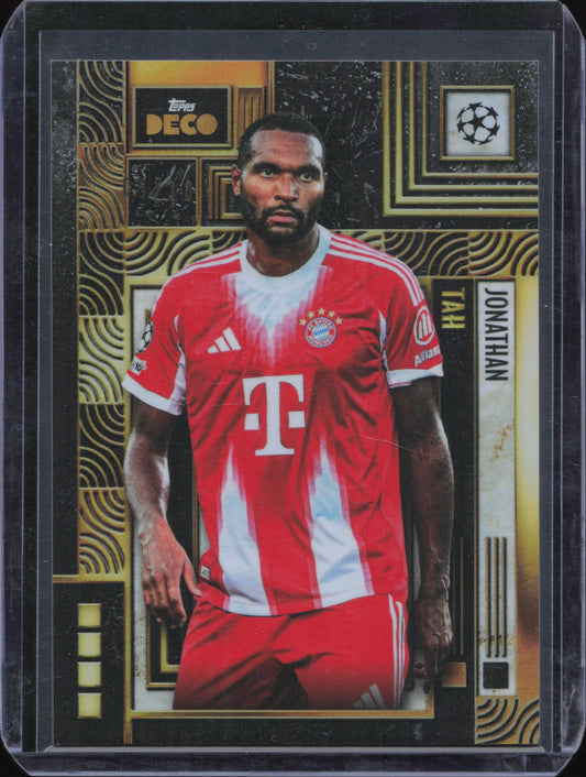 Jonathan Tah Numbered /10 Topps Deco Current Stars