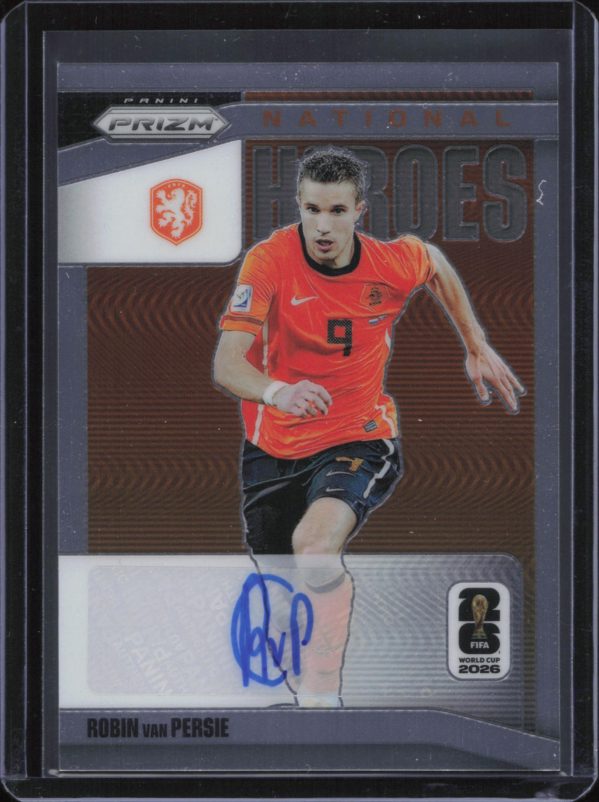 Robin Van Persie Autograph Panini Prizm World Cup
