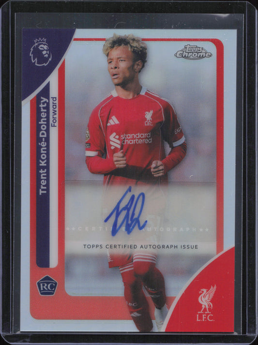 Trent Kone-Doherty Rookie Autograph Topps Chrome EPL