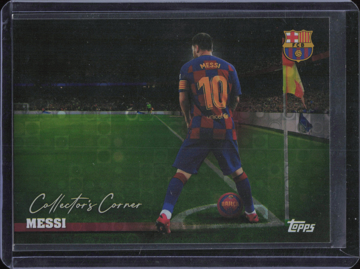 Lionel Messi Collector's Corner Halo Parallel Topps Barcelona Team Set