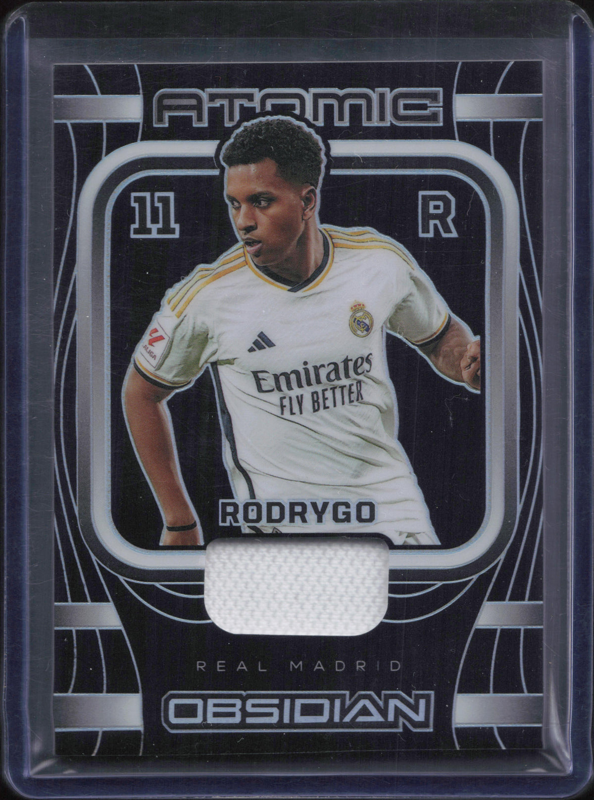 Rodrygo Patch Numbered /199 Panini Obsidian