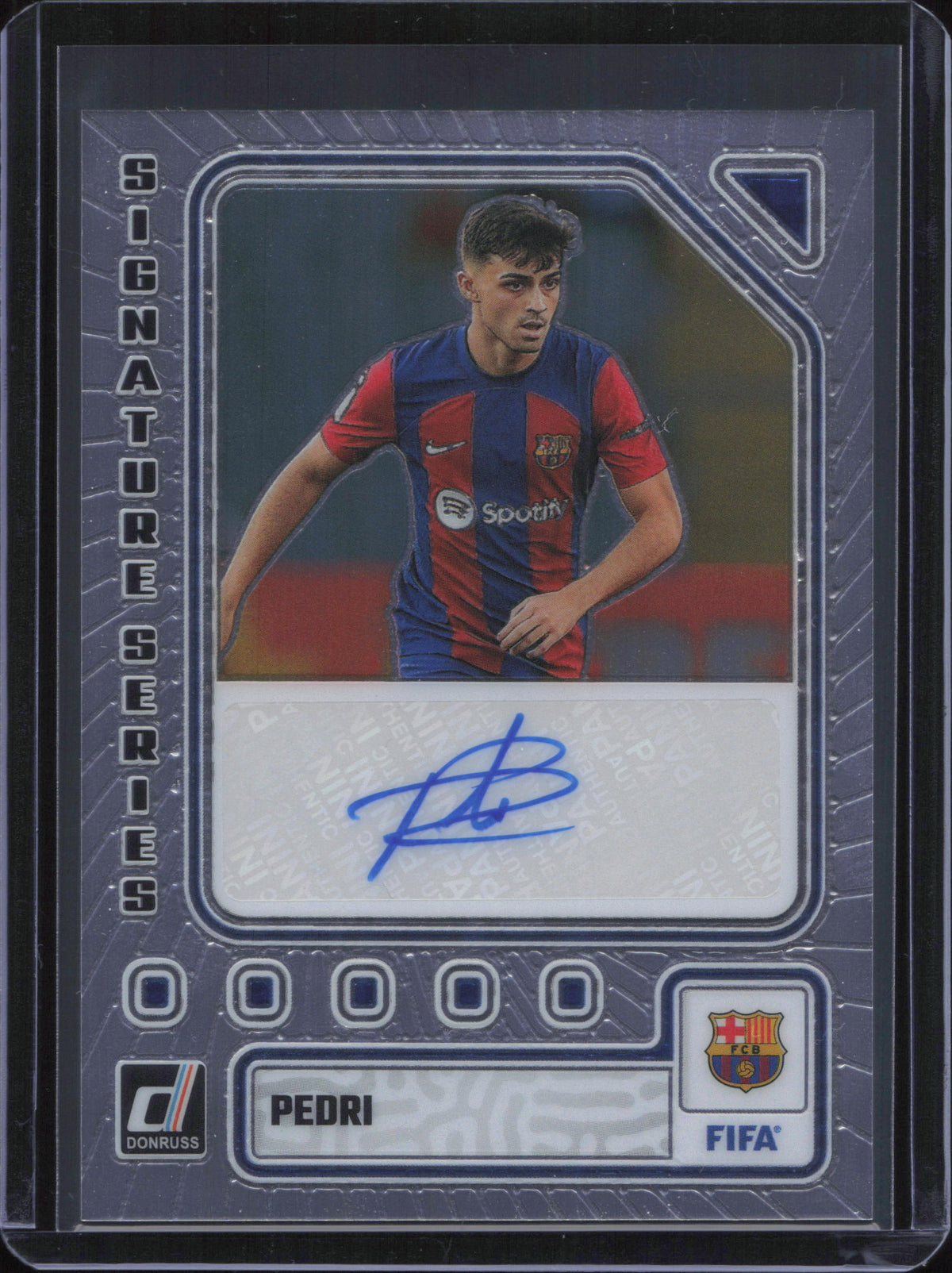 Pedri Autograph Panini Donruss FIFA Signature Series