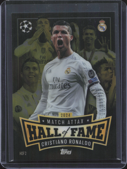 Cristiano Ronaldo Hall Of Fame Topps Match Attax 2024