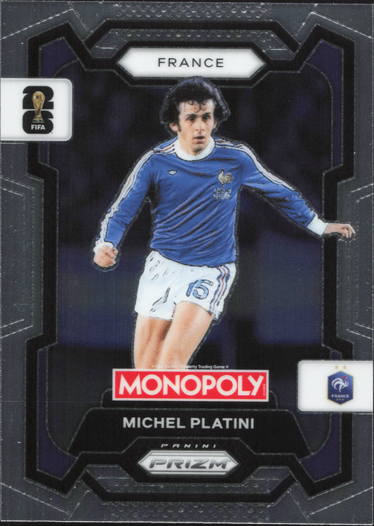 Michel Platini Base Panini Prizm Monopoly World Cup