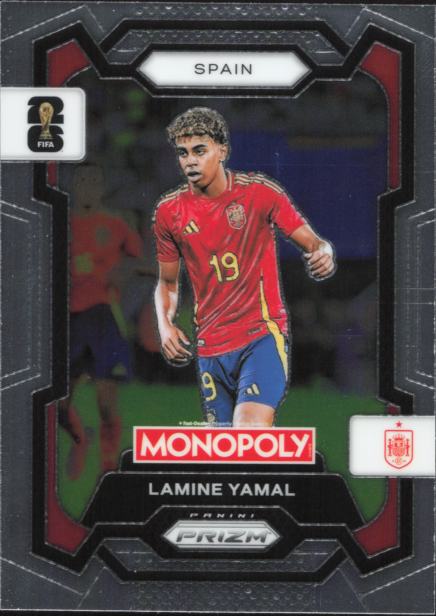 Lamine Yamal Base Panini Prizm Monopoly World Cup