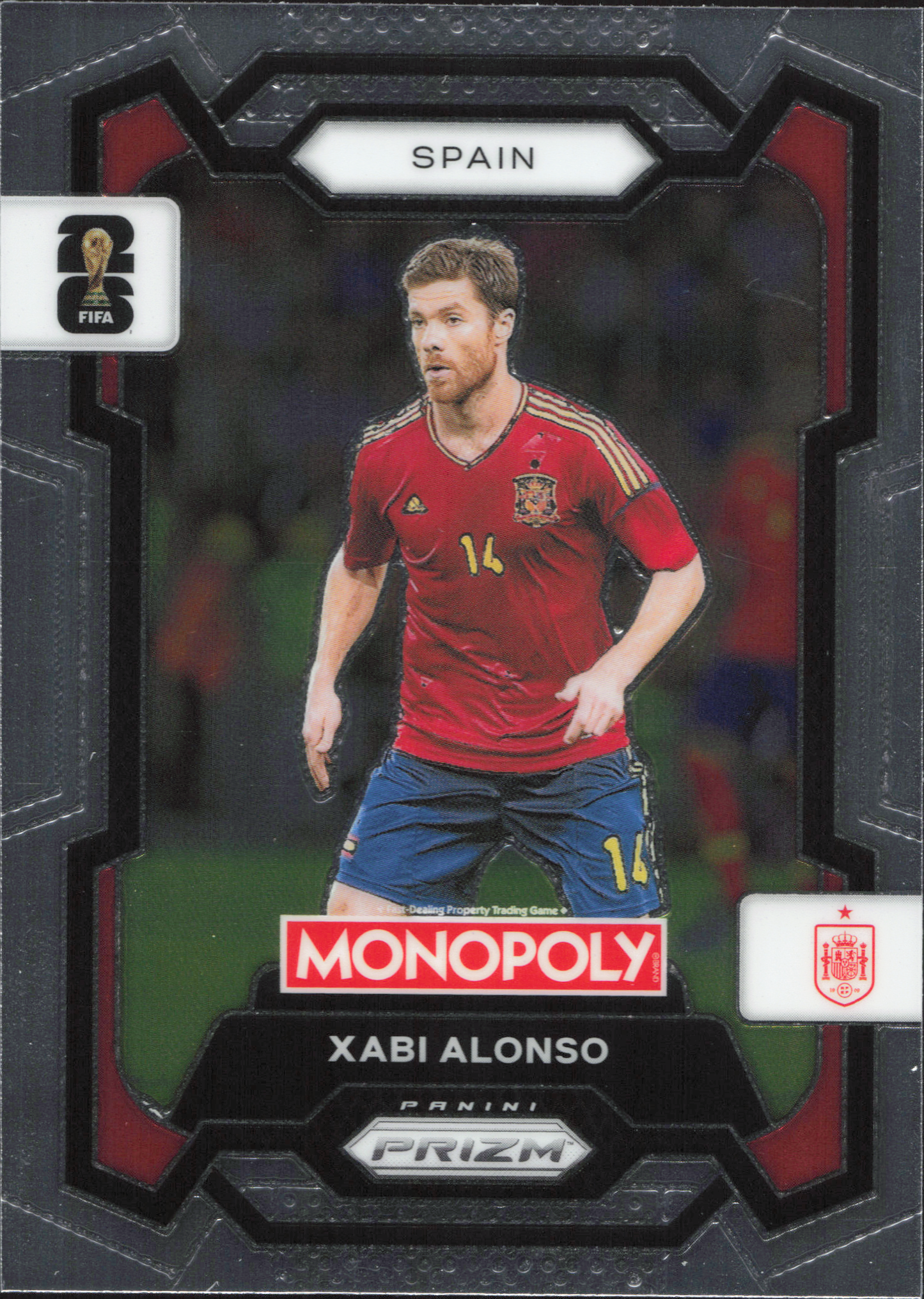 Xabi Alonso Base Panini Prizm Monopoly World Cup