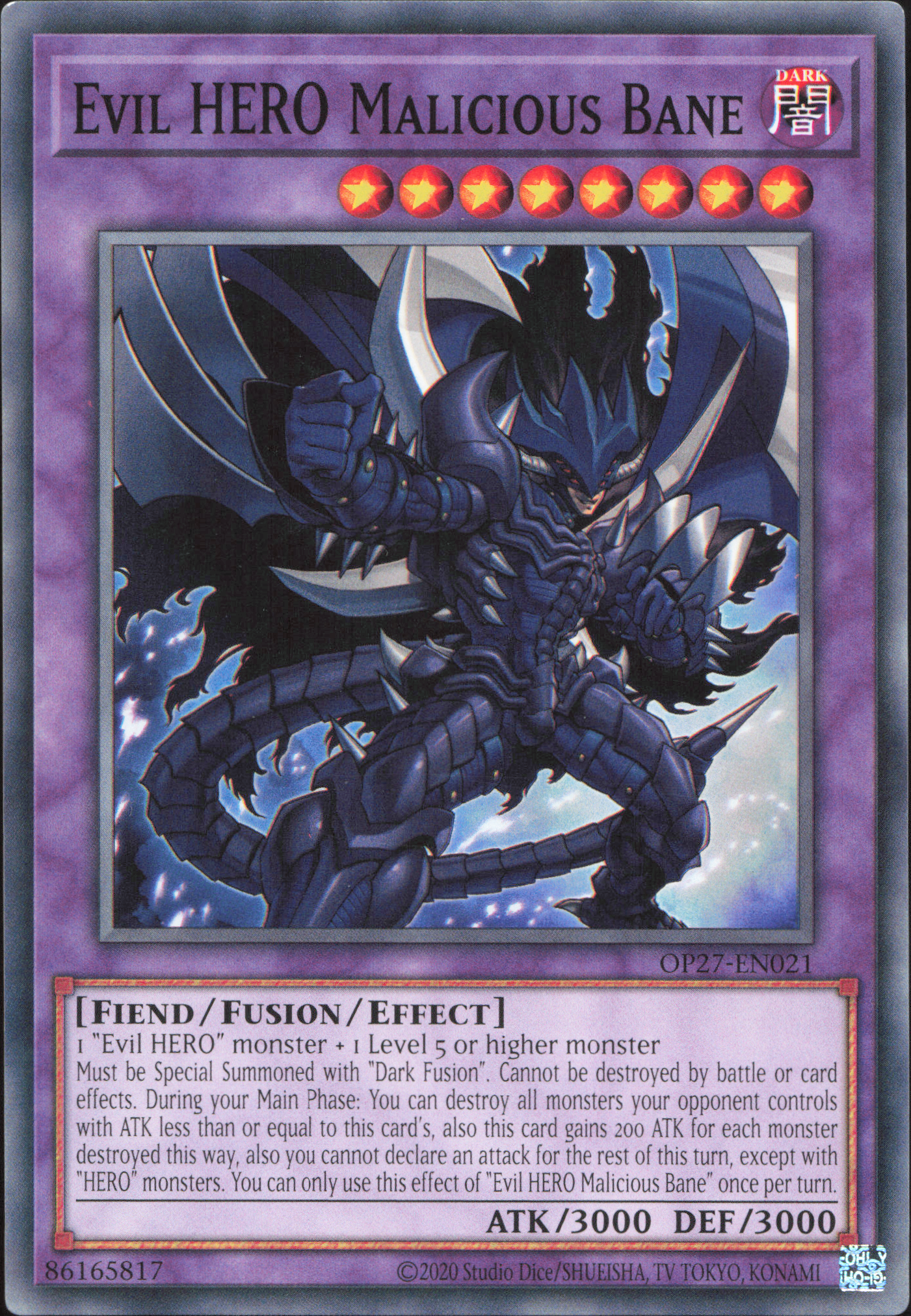 Evil HERO Malicious Bane