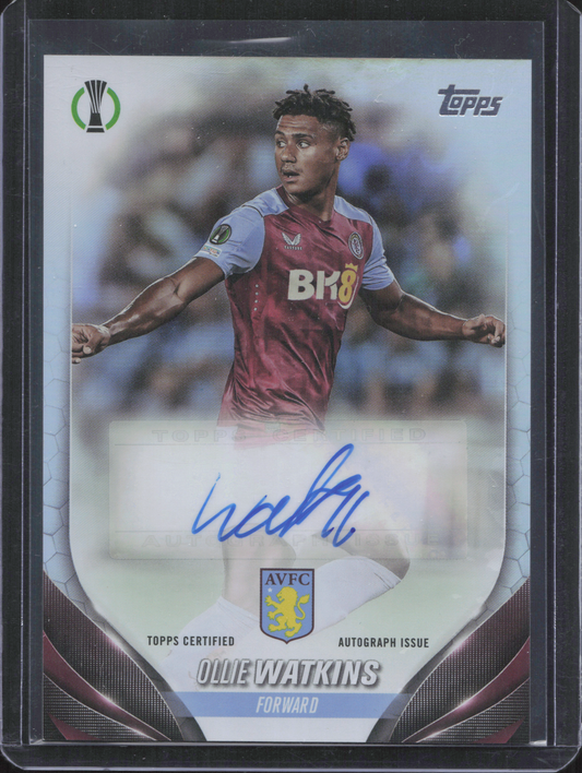 Ollie Watkins Autograph Topps Flagship