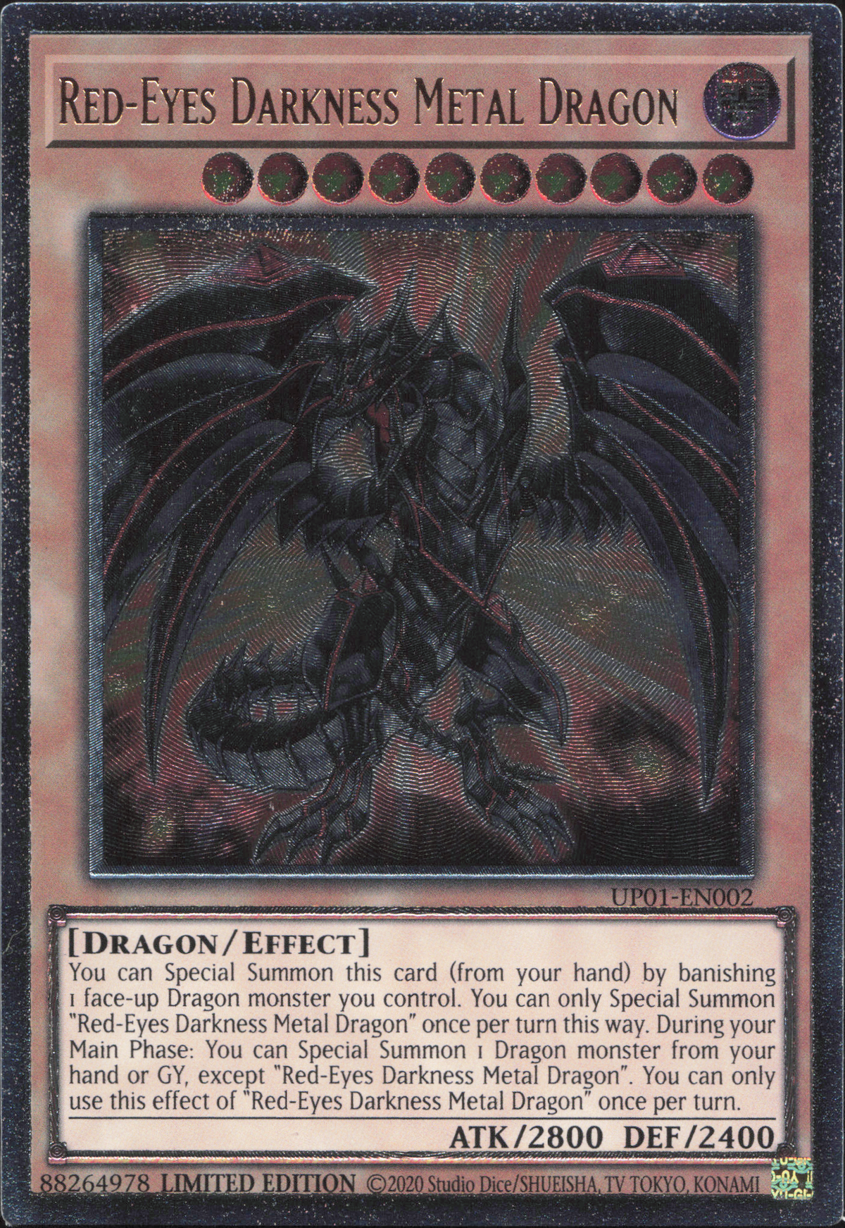 Red-Eyes Darkness Metal Dragon