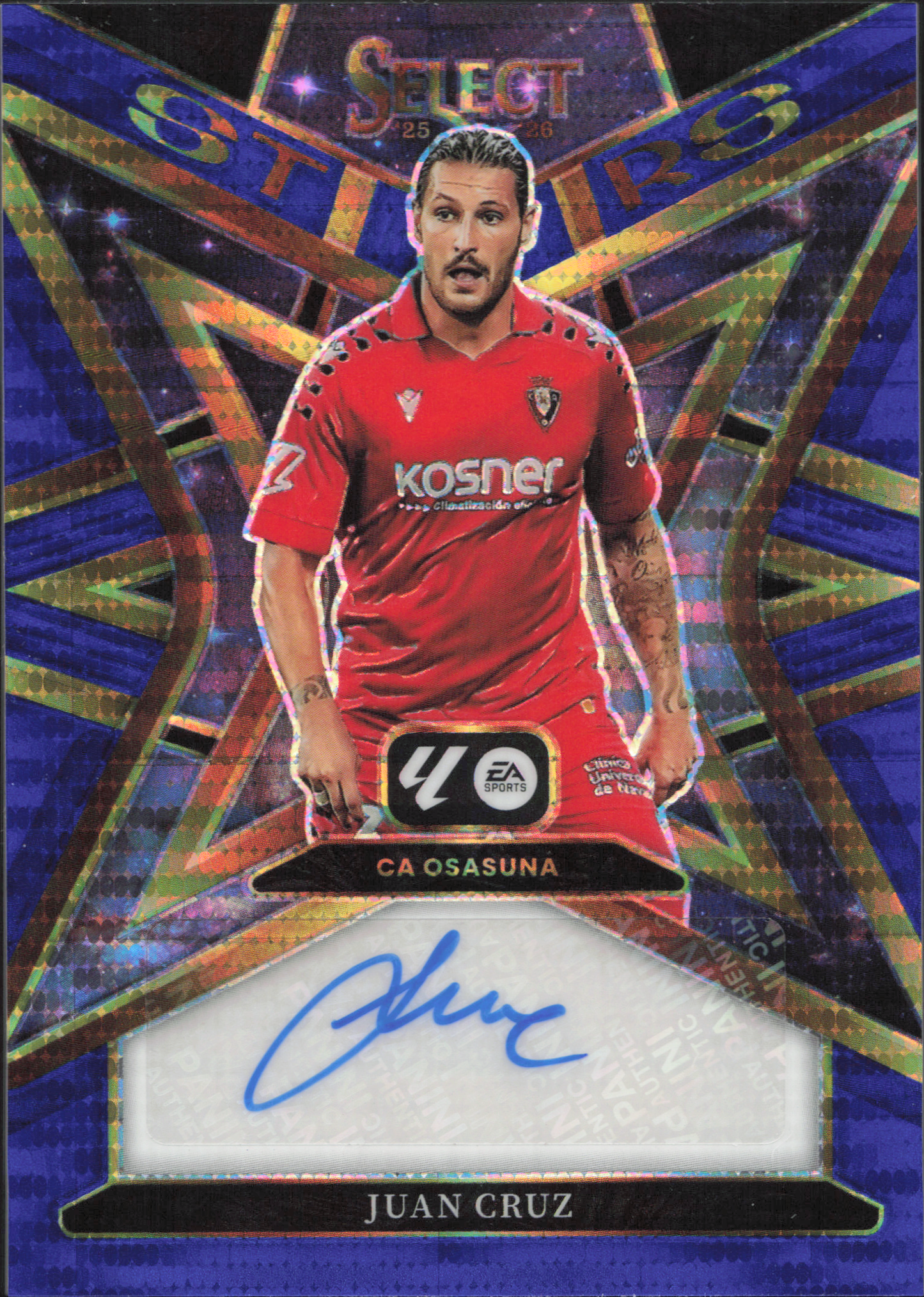 Juan Cruz Autograph Panini Select La Liga