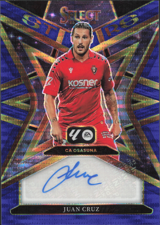 Juan Cruz Autograph Panini Select La Liga