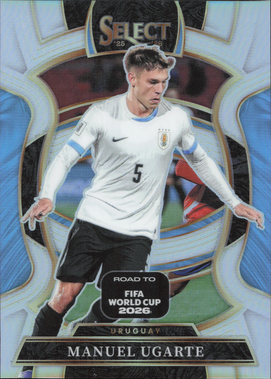 Manuel Ugarte Silver Prizm Panini Select World Cup