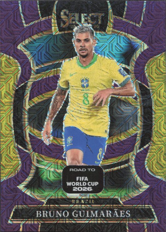 Bruno Guimaraes Purple Mojo Panini Select World Cup