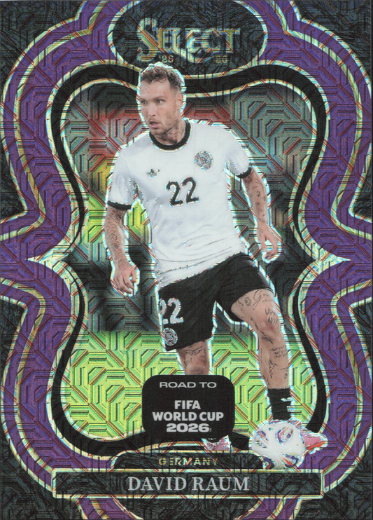 David Raum Purple Mojo Panini Select World Cup
