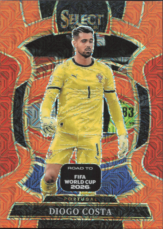 Diogo Costa Numbered /825 Panini Select World Cup