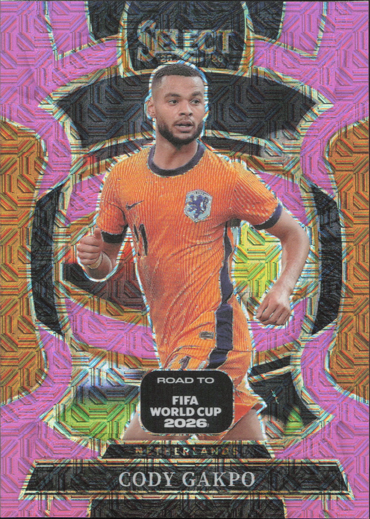 Cody Gakpo Numbered /399 Panini Select World Cup