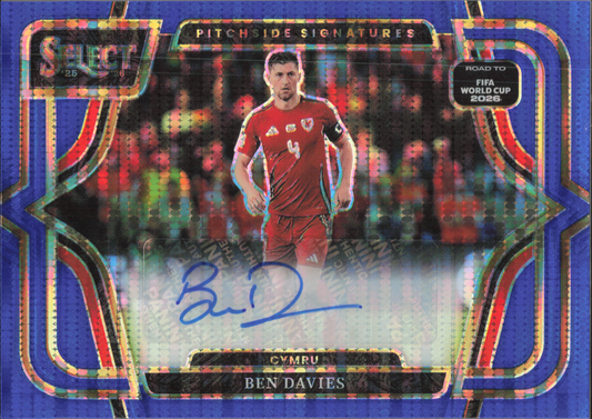 Ben Davies Autograph Panini Select World Cup