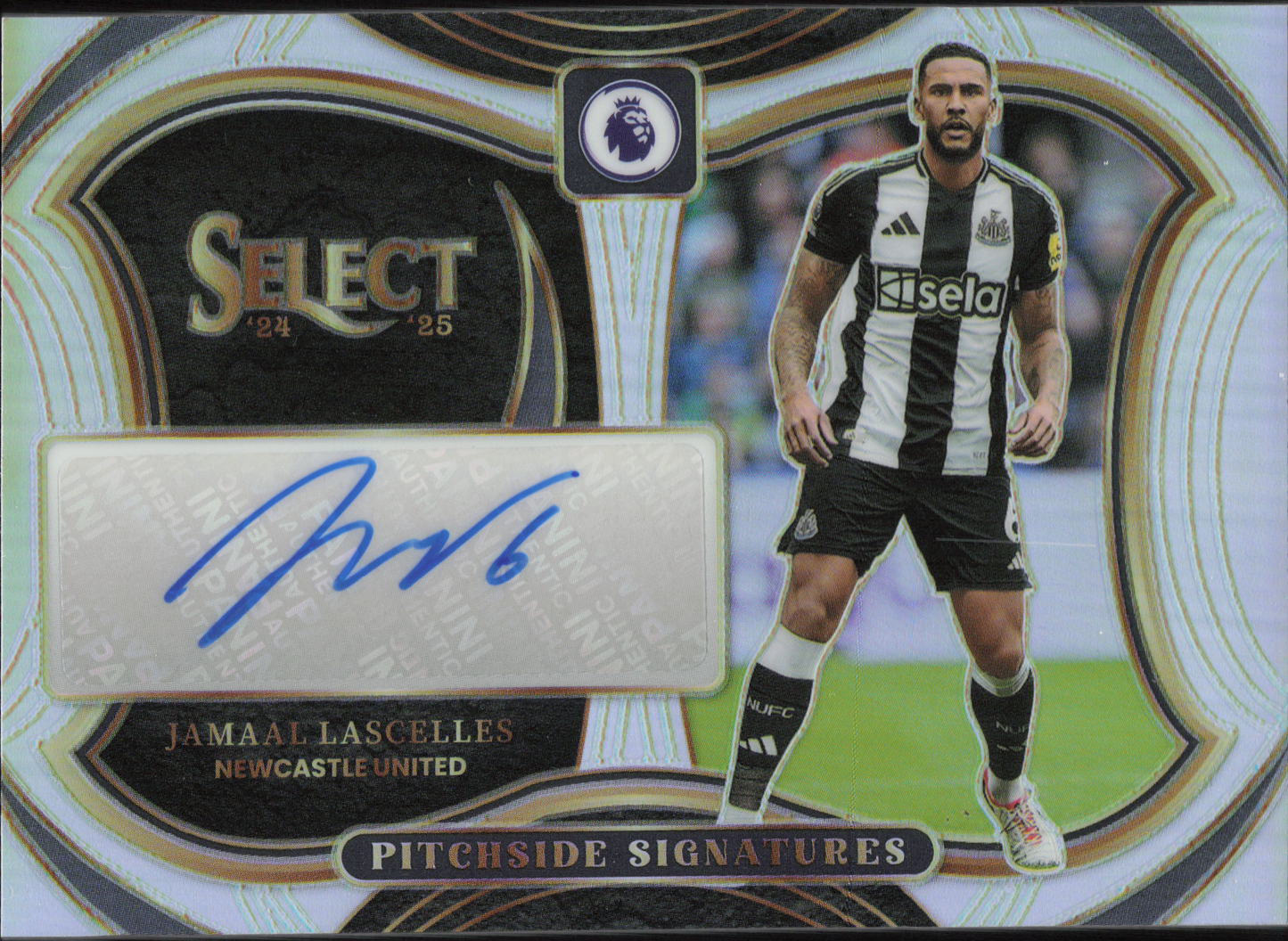Jamaal Lascelles Autograph Panini Select EPL