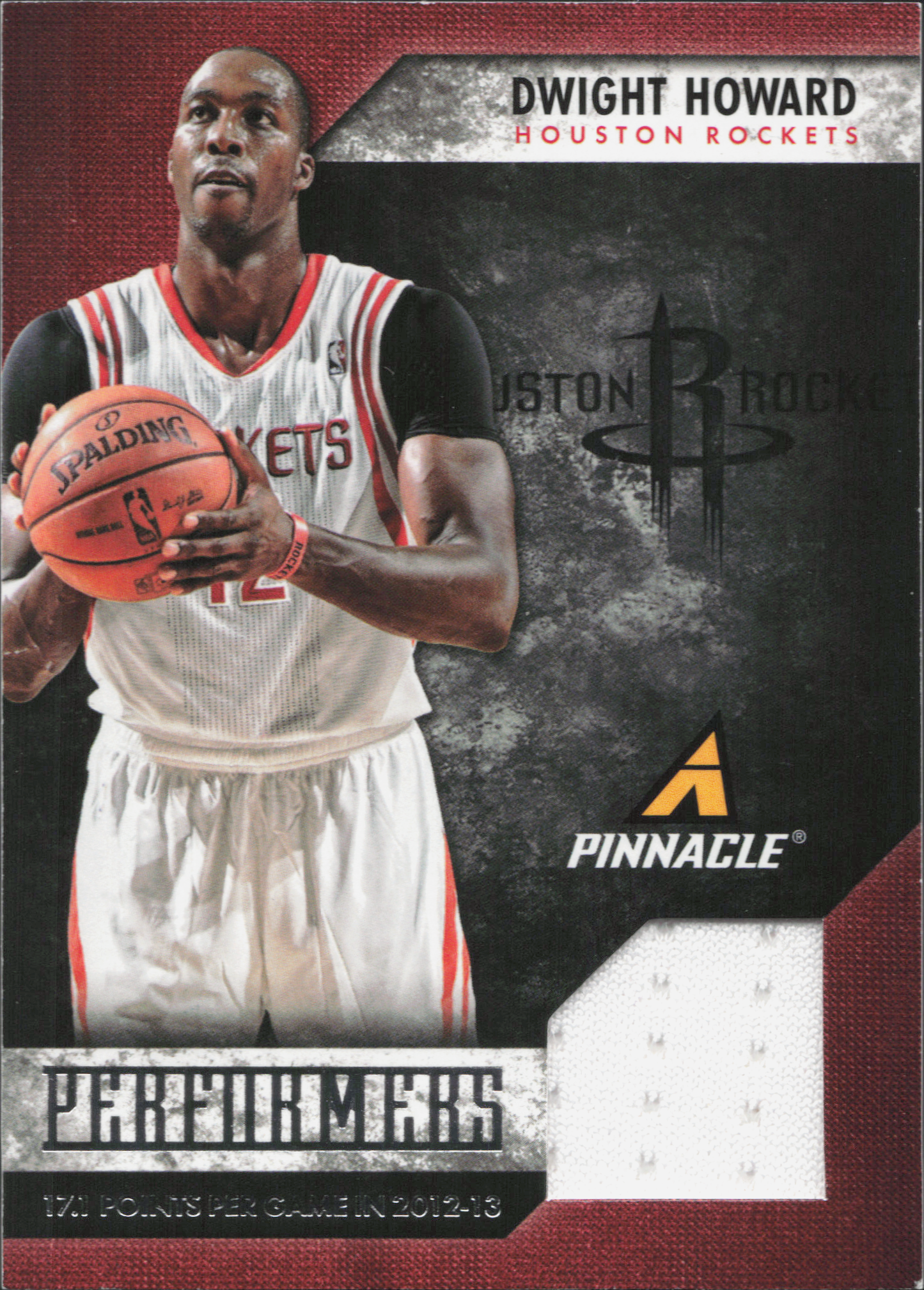 Dwight Howard Game-Worn Patch Panini NBA Pinnacle 2013-14