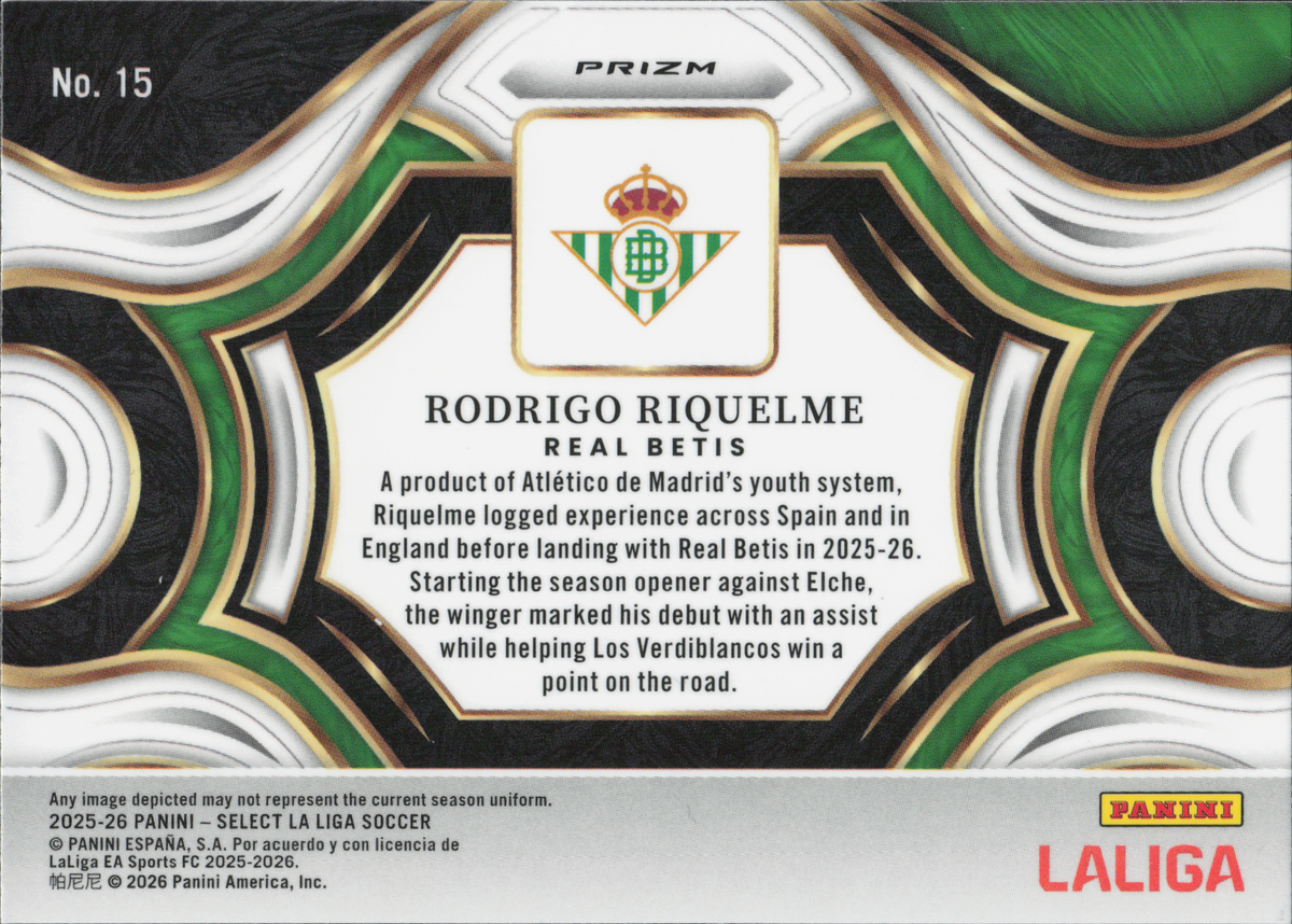Rodrigo Riquelme Blue Pulsar Panini Select La Liga
