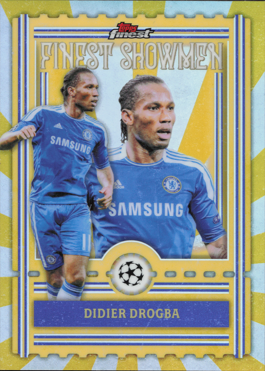 Didier Drogba Finest Showmen Topps Finest
