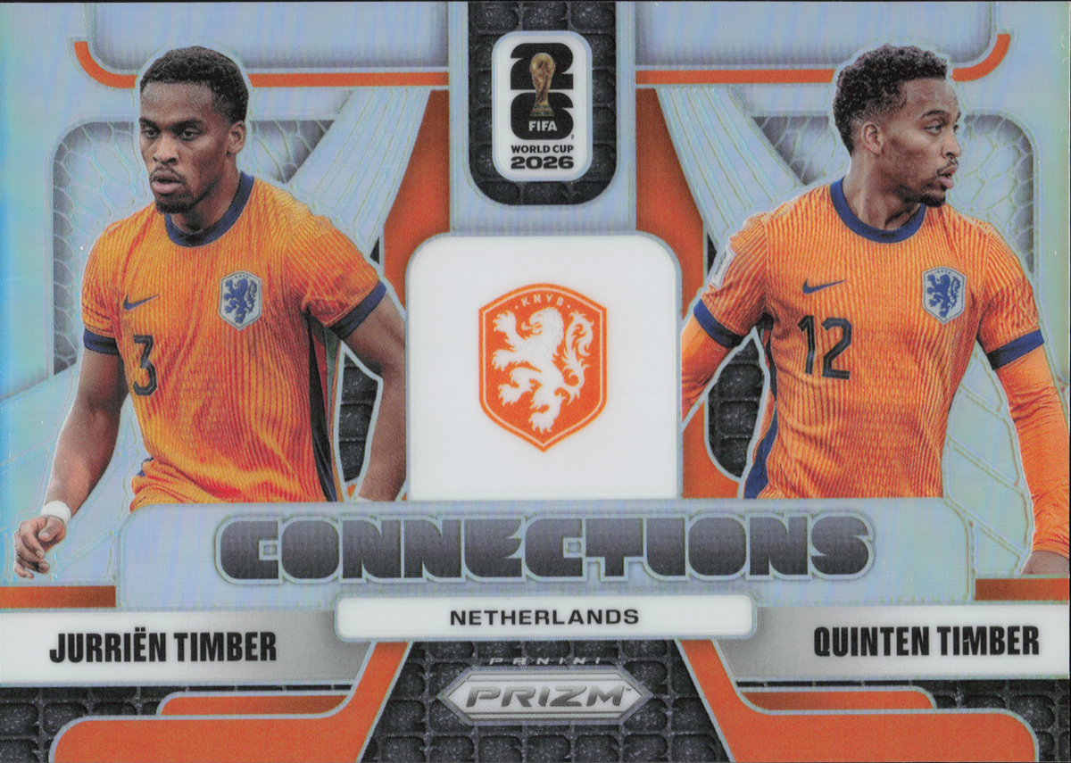 Jurrien Timber / Quinten Timber Connections Panini Prizm World Cup