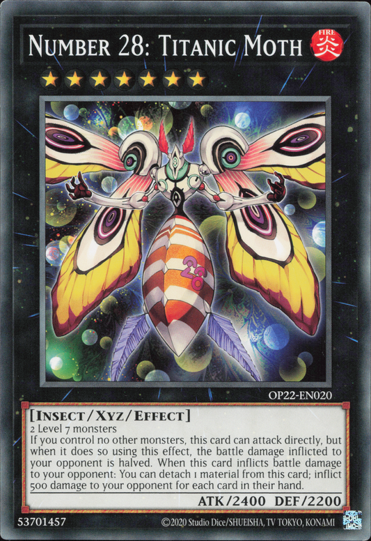 Number 28: Titanic Moth