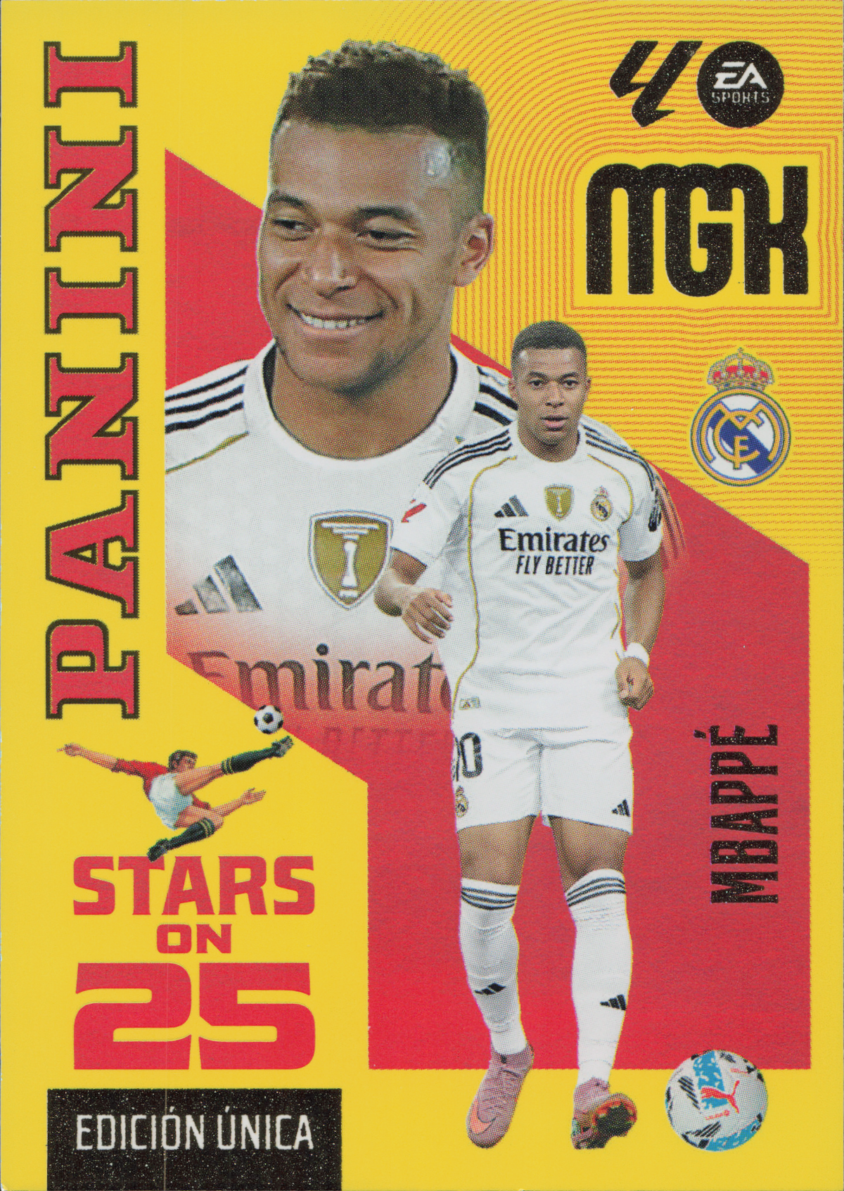 Kylian Mbappe Stars on 25 Panini MGK La Liga