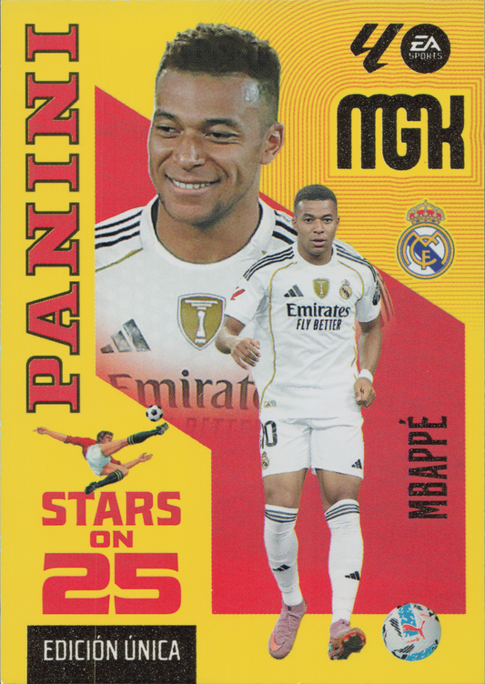 Kylian Mbappe Stars on 25 Panini MGK La Liga