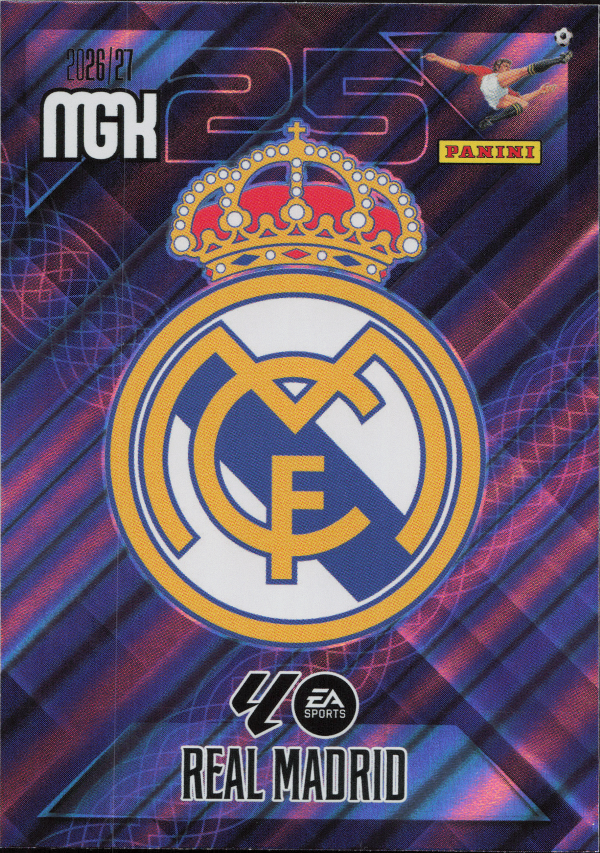 Real Madrid Team Badge Logo Panini MGK La Liga