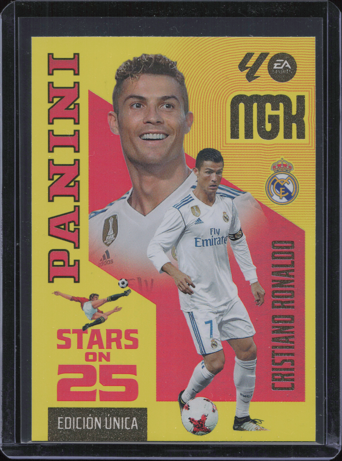 Cristiano Ronaldo Stars on 25 Panini MGK La Liga