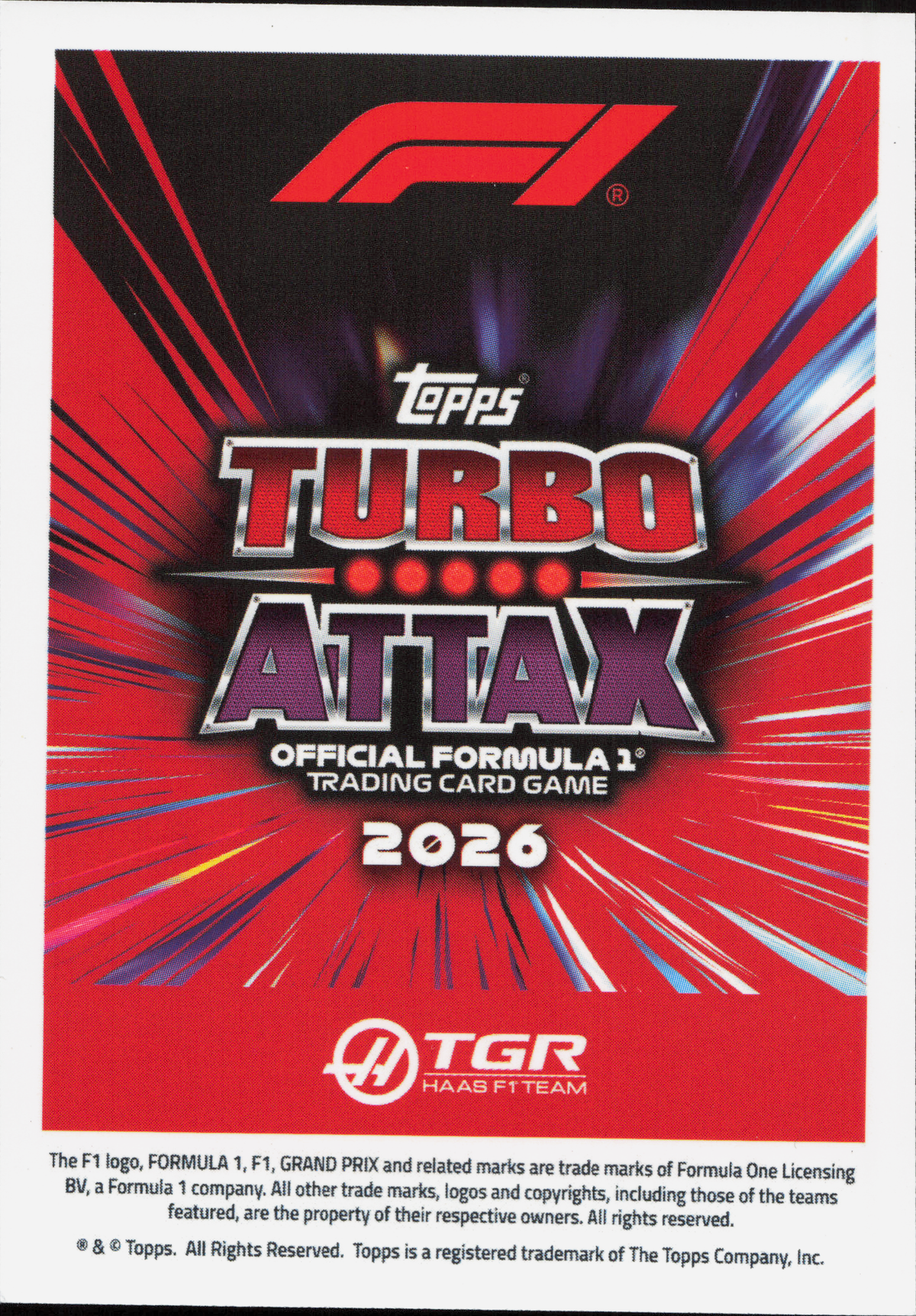 Oliver Bearman 100 Club Topps Turbo Attax