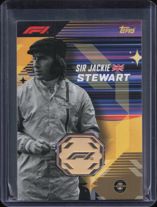 Sir Jackie Stewart Legend Relic Topps Turbo Attax