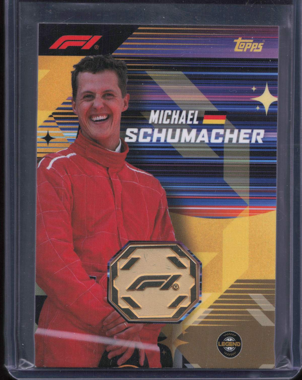 Michael Schumacher Legend Relic Topps Turbo Attax