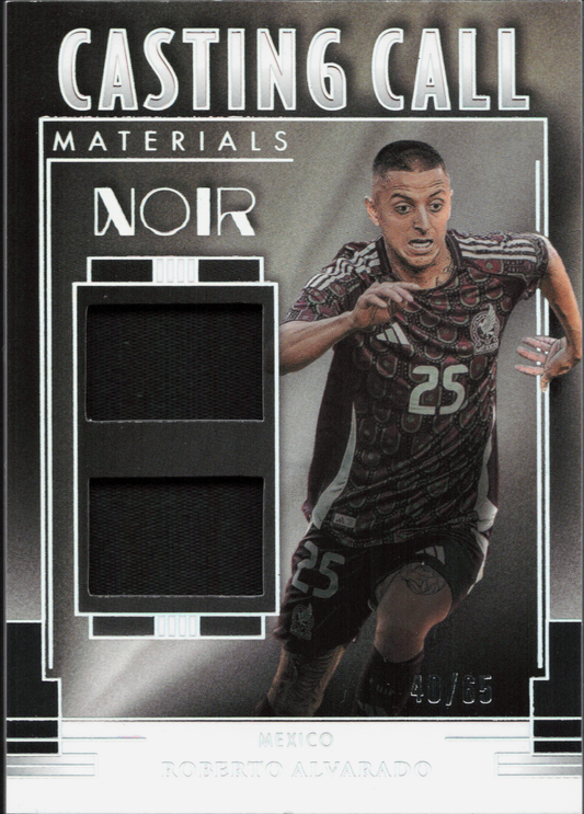 Roberto Alvarado Patch Numbered /65 Panini Noir