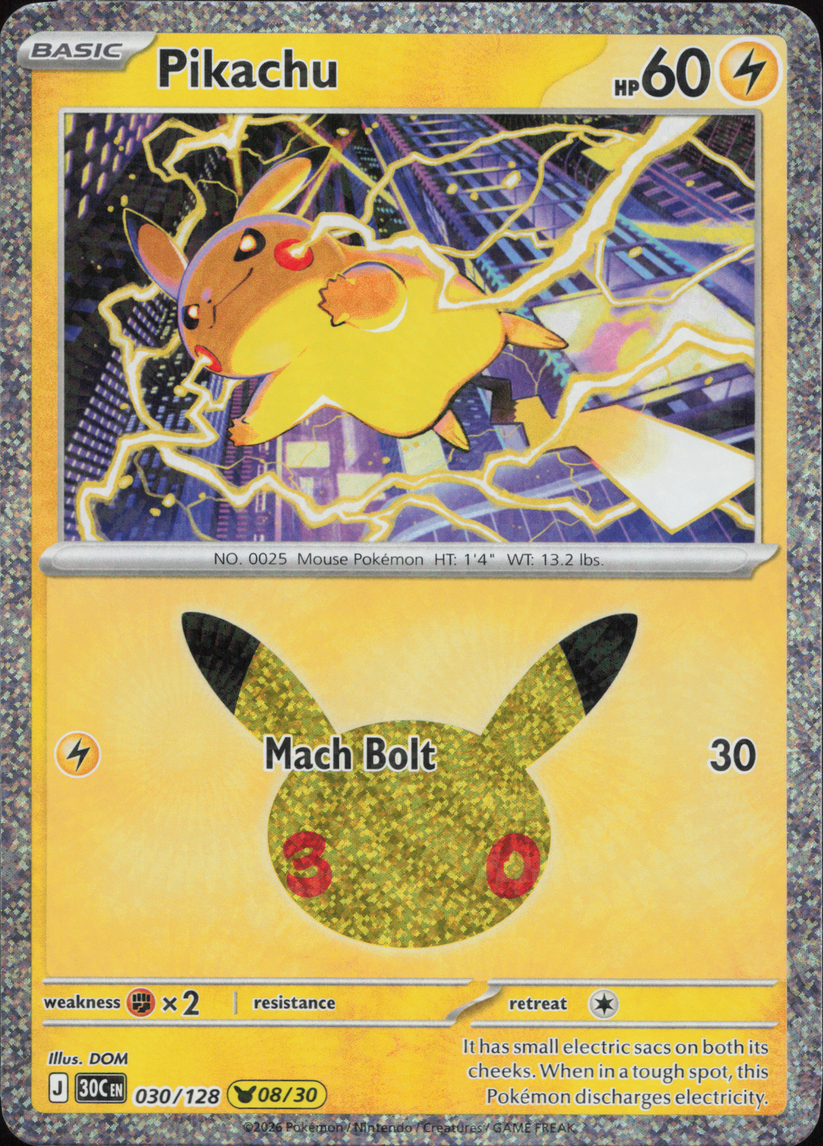 Pikachu (30C 030)