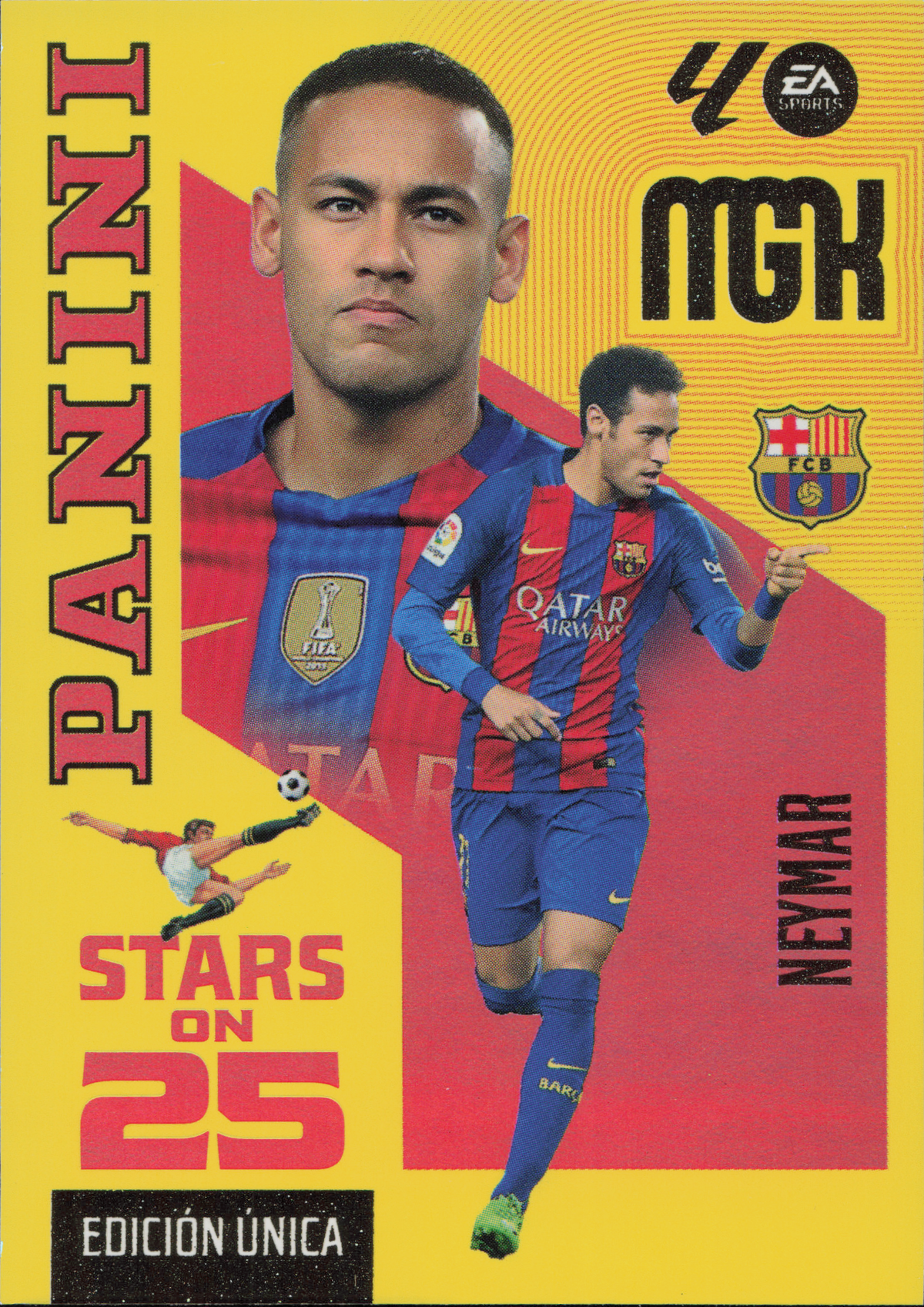 Neymar Jr. Stars on 25 Panini MGK La Liga