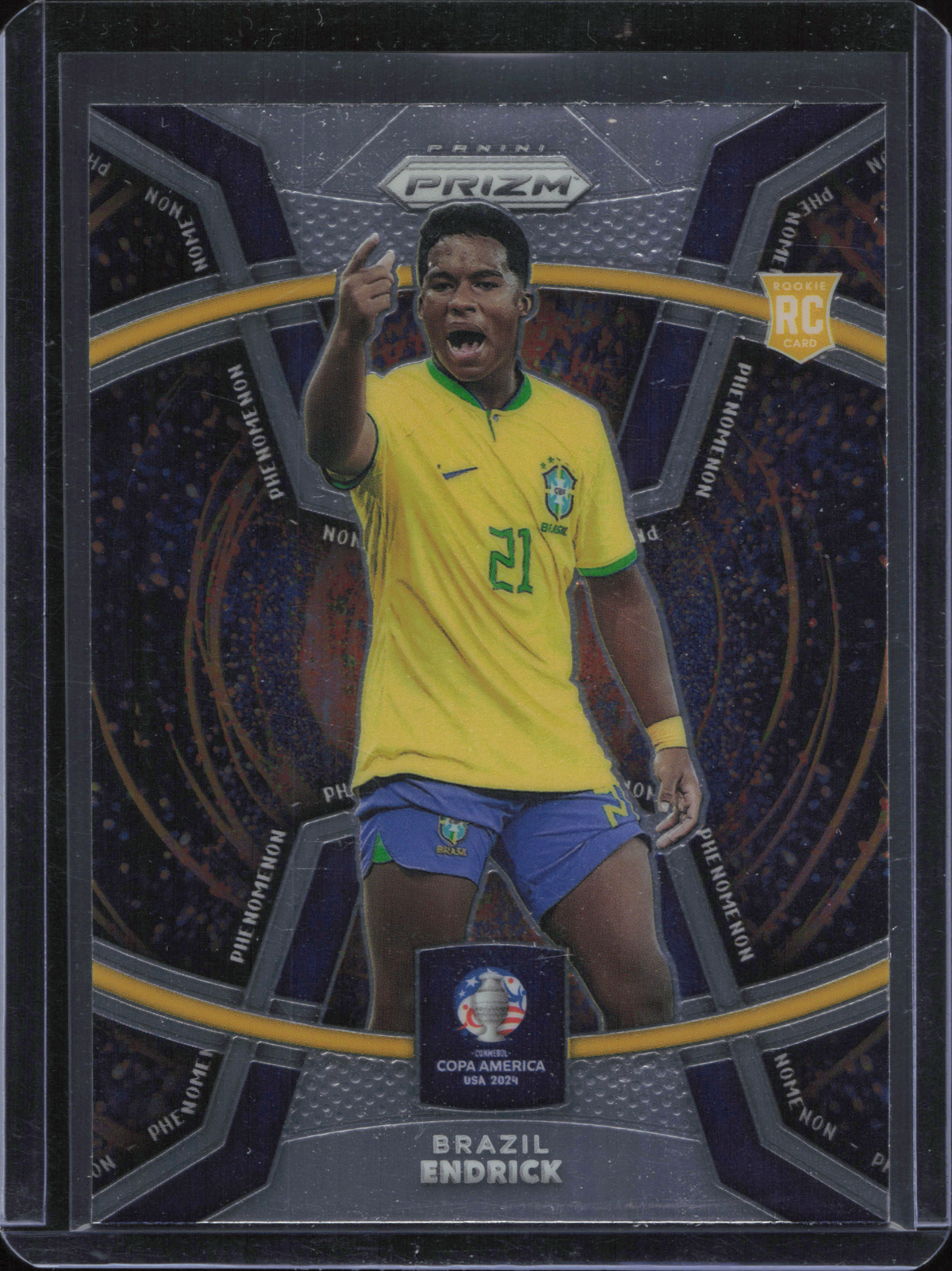 Endrick Rookie Phenomenon Panini Prizm Copa America